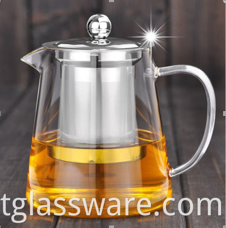 glass tea pot with infuser 